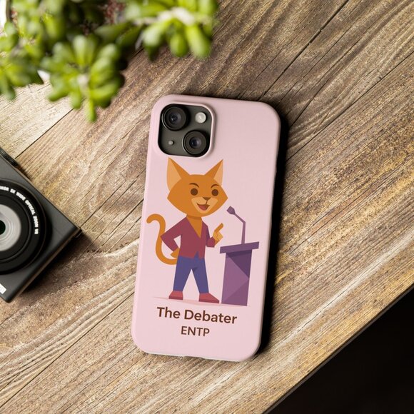 MBTI ENTP Cat Iphone Case - Picture 1 of 7